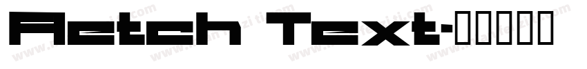 Fletch Text字体转换